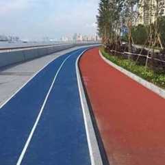 公园道路沥青改色
