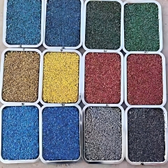 彩色沥青混凝土样品